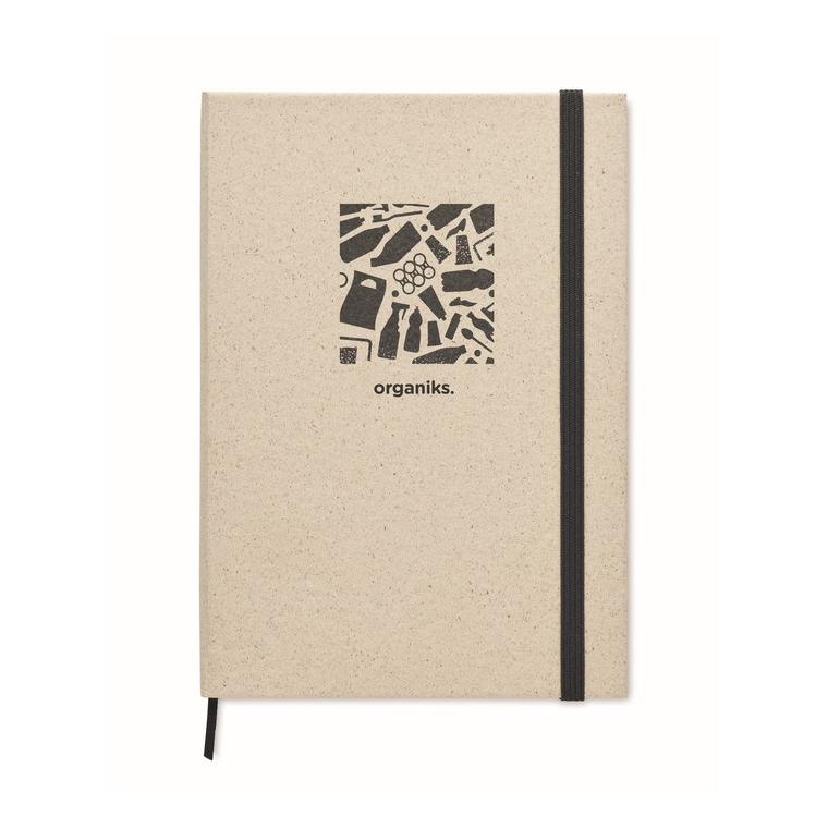 Agenda A5 din hârtie de iarbă GRASS NOTES Bej