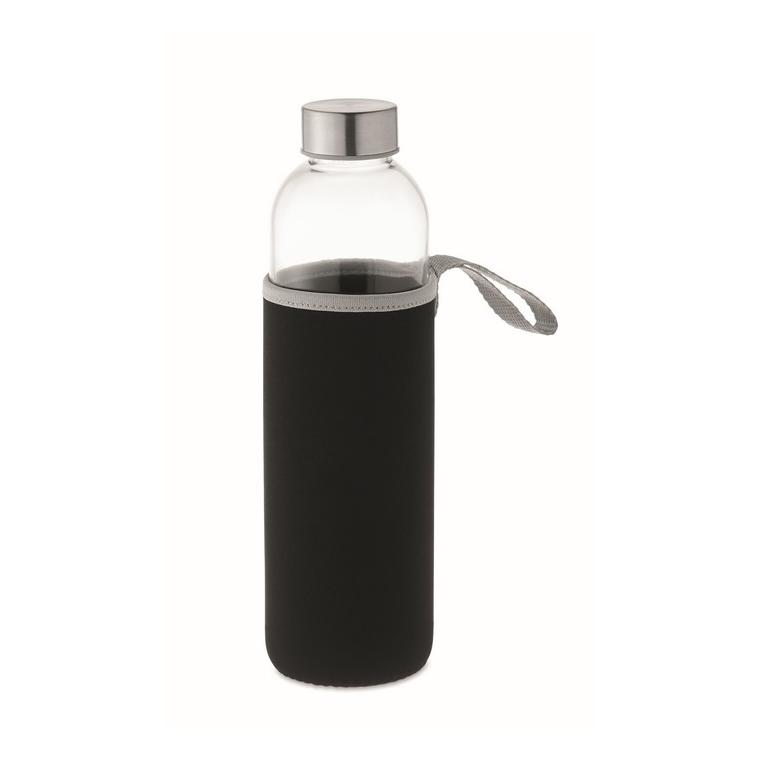 Sticlă de sticlă în husă 750ml UTAH LARGE Negru