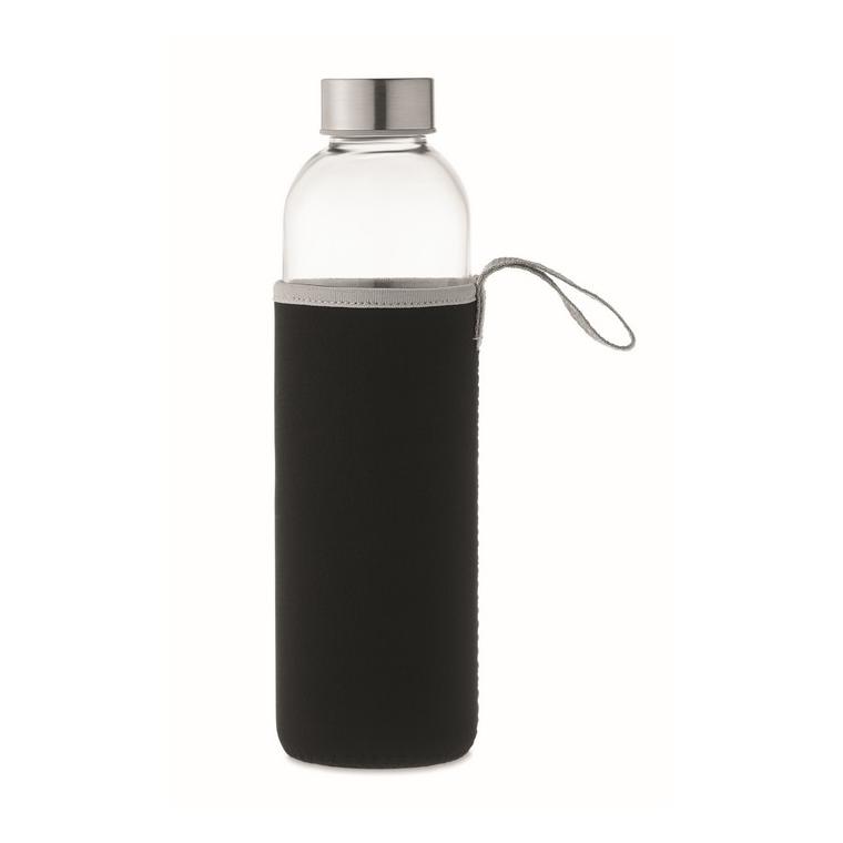 Sticlă de sticlă în husă 750ml UTAH LARGE Negru