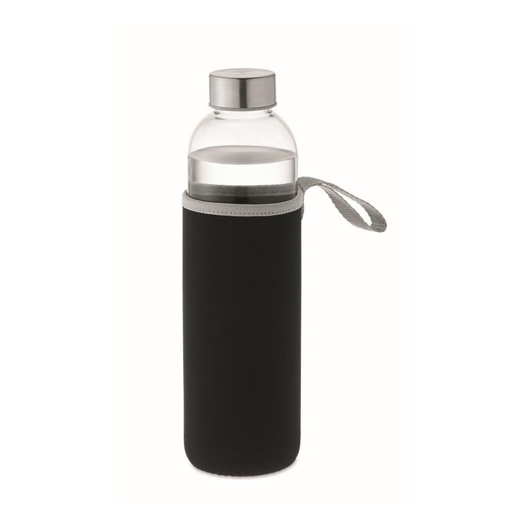 Sticlă de sticlă în husă 750ml UTAH LARGE Negru
