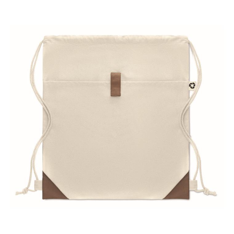 Rucsac cu cordon din bumbac PANDA BAG Bej