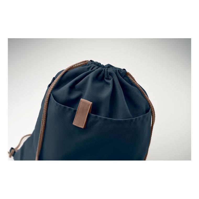 Rucsac cu cordon din bumbac PANDA BAG Navy 