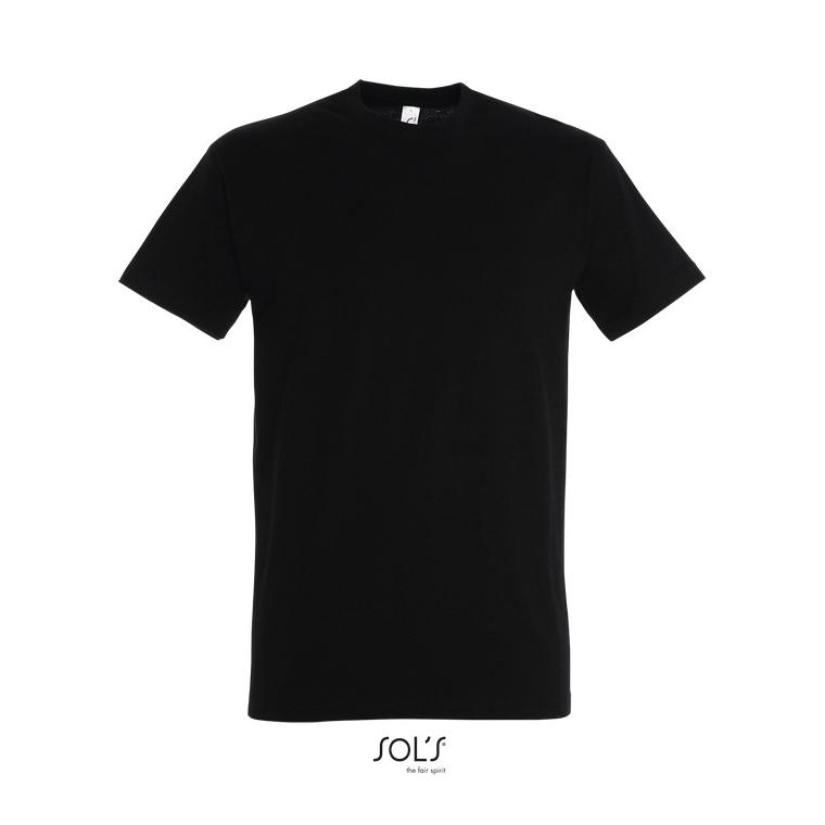 Tricou pentru bărbați SOL'S IMPERIAL Men 190g Deep Black 5XL