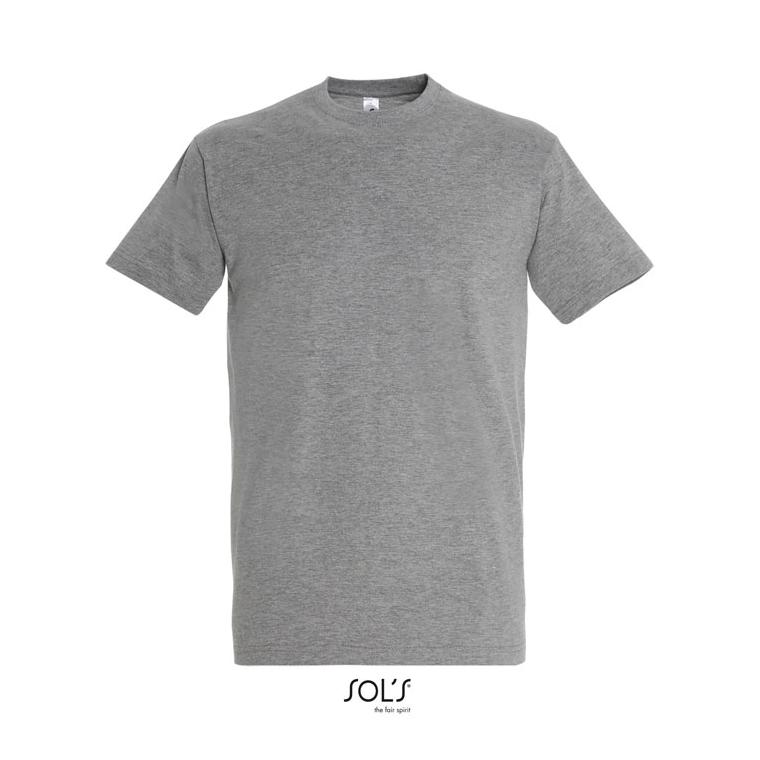 Tricou pentru bărbați SOL'S IMPERIAL Men 190g Gri melange 5XL