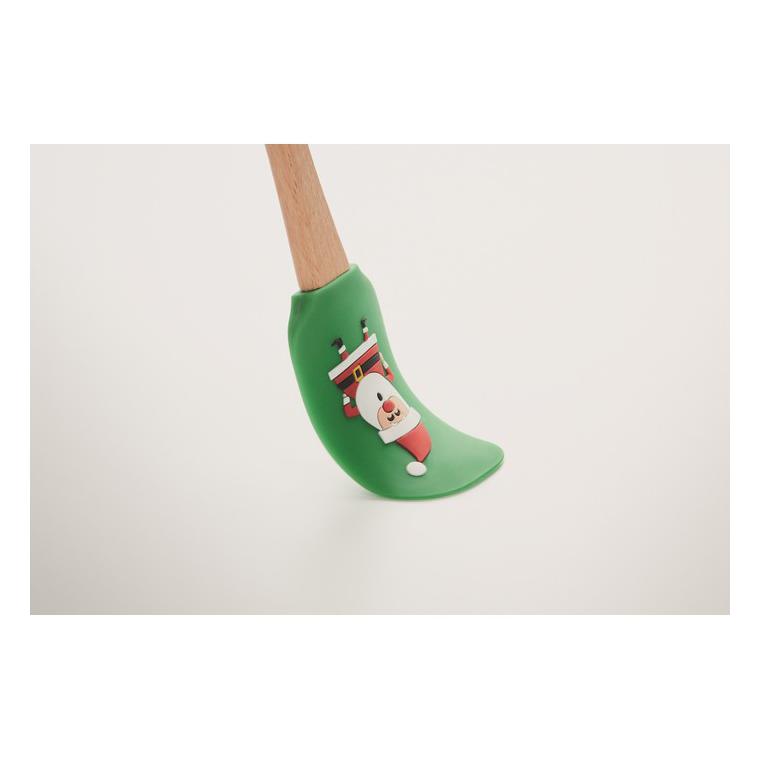 Spatulă de silicon de Crăciun SWEET Verde