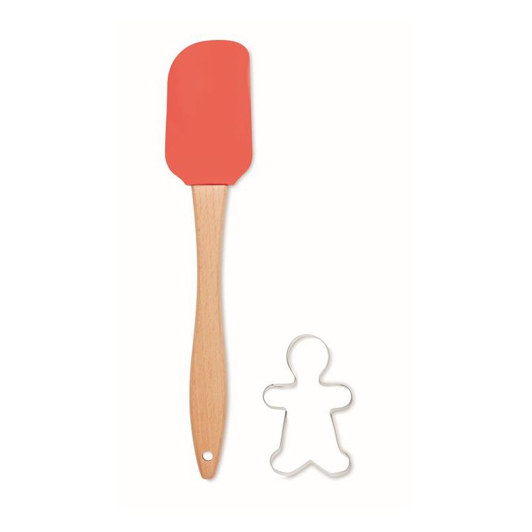 Set de spatule din silicon SWEET SET Roșu