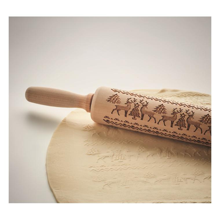 Sucitor cu model de Crăciun STAMPA Natur