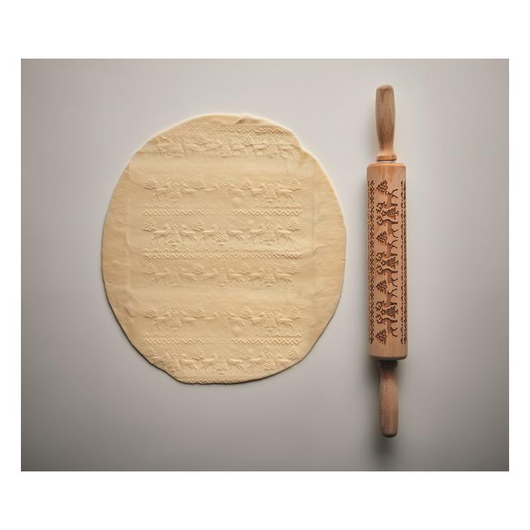 Sucitor cu model de Crăciun STAMPA Natur