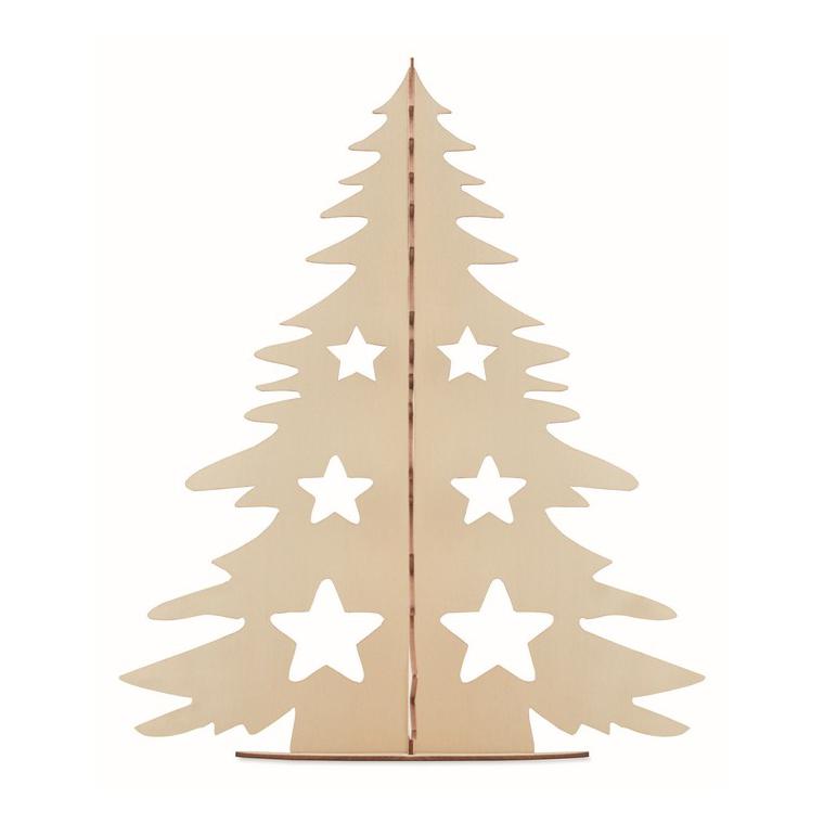 Brad de Crăciun din lemn DIY TREE AND PAINT Natur