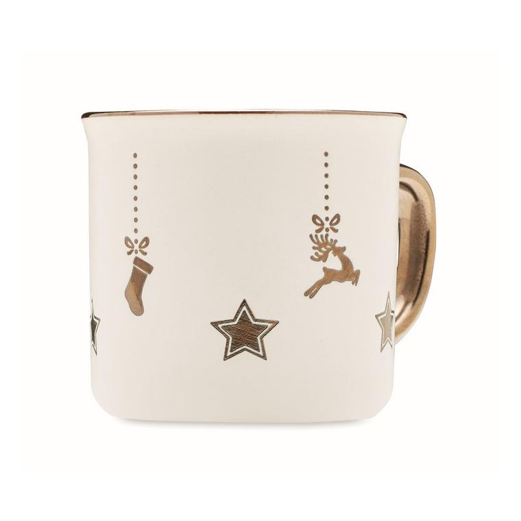 Set de 4 piese din ceramică ERAMIK Alb