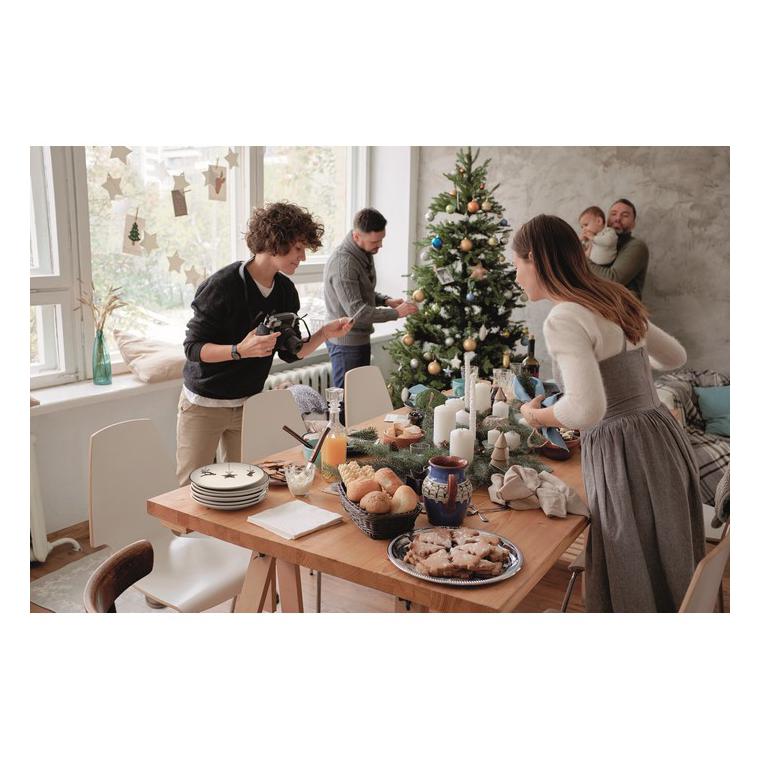 Set de 4 piese din ceramică ERAMIK Alb