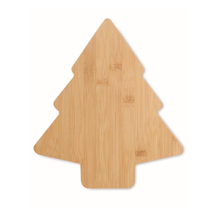 Tavă de servit formă brad VIRAM Alb