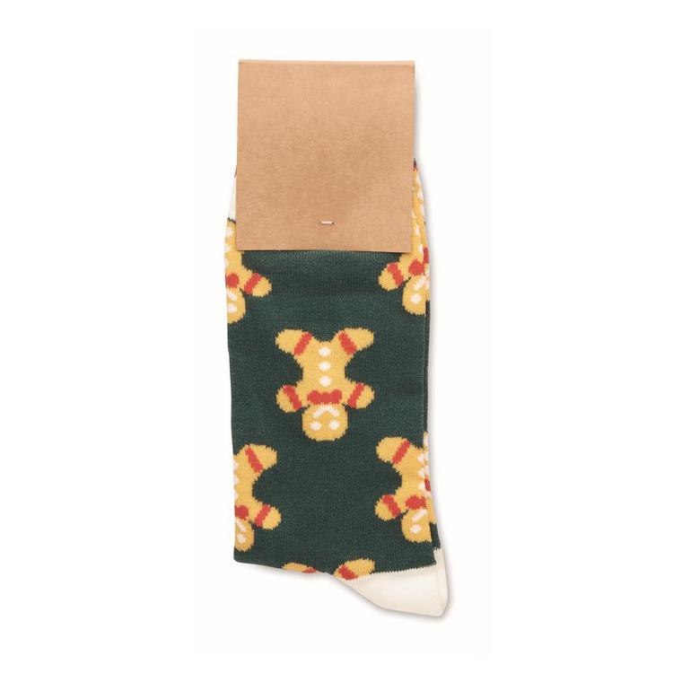 Pereche de șosete de Crăciun L JOYFUL L Galben