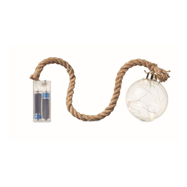 Glob de sticlă cu LED-uri BAUBLI Transparent