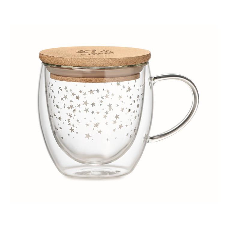 Cană din borosilicat SION Transparent