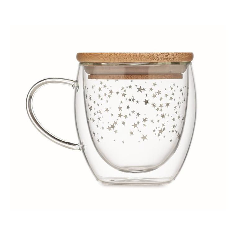 Cană din borosilicat SION Transparent