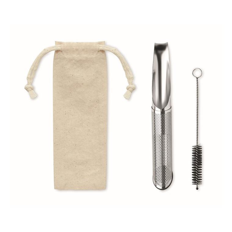 Infuzor de ceai OOLONG Argintiu mat