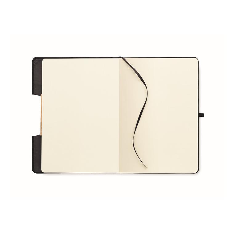 Caiet de notițe A5 RPET BLAMA Negru