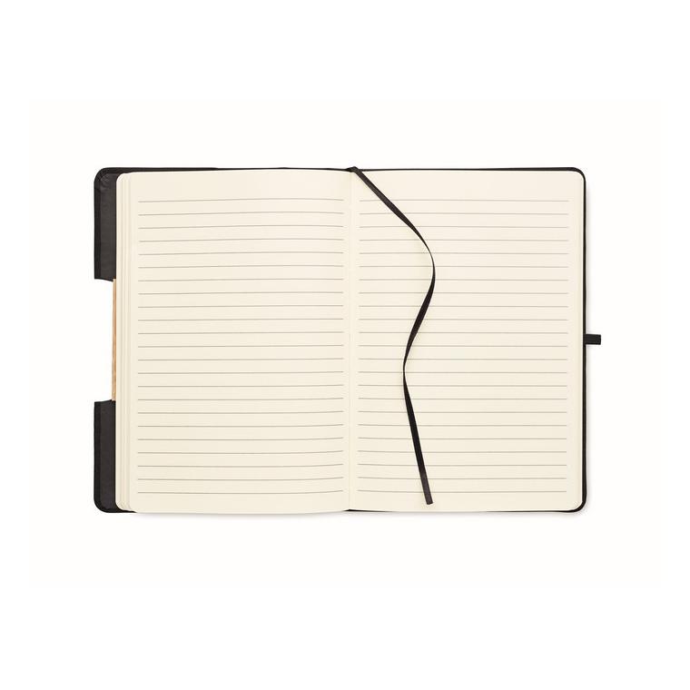 Caiet de notițe A5 RPET BLAMA Negru
