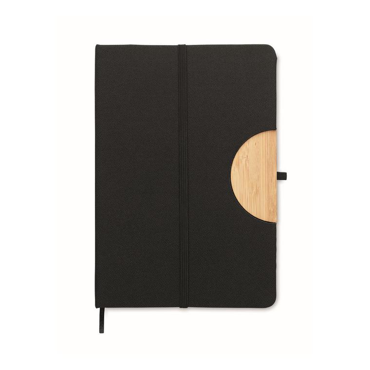 Caiet de notițe A5 RPET BLAMA Negru