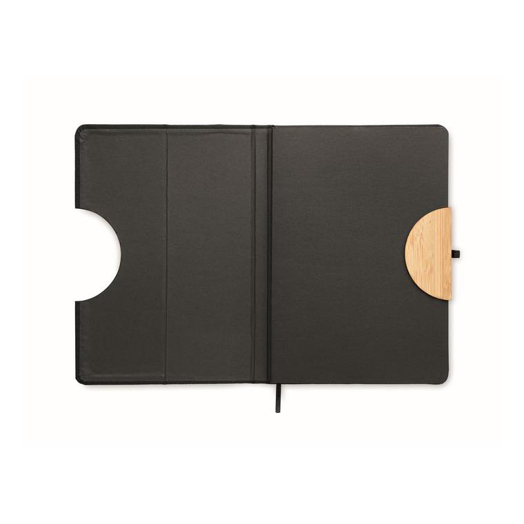 Caiet de notițe A5 RPET BLAMA Negru