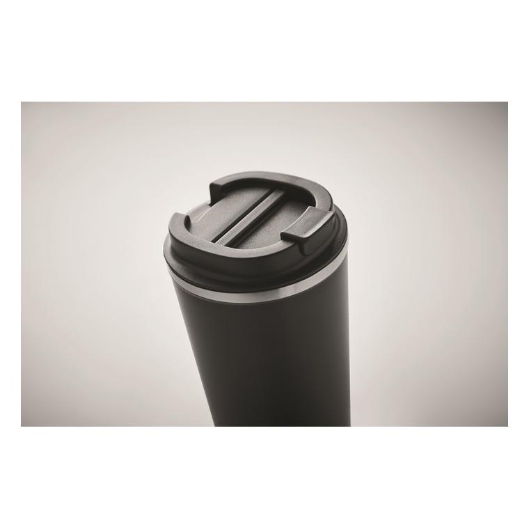 Pahar cu pereți dubli 510 ml BRACE + Negru