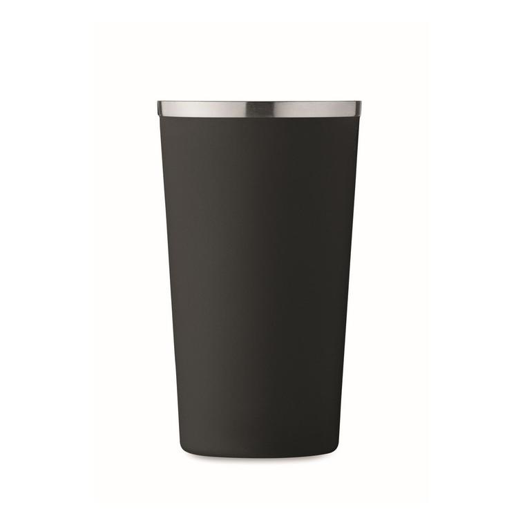 Pahar cu pereți dubli 510 ml BRACE + Negru
