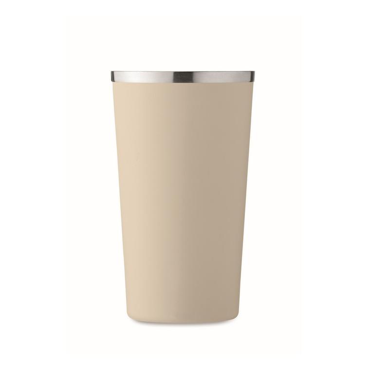 Pahar cu pereți dubli 510 ml BRACE + Bej