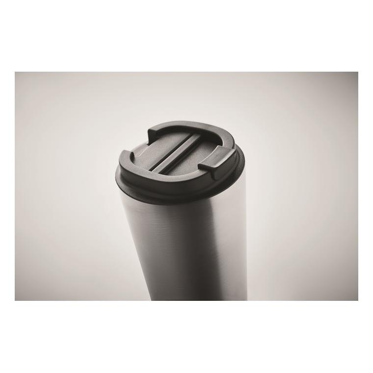 Pahar cu pereți dubli 510 ml BRACE + Argintiu mat