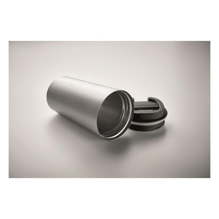 Pahar cu pereți dubli 510 ml BRACE + Argintiu mat