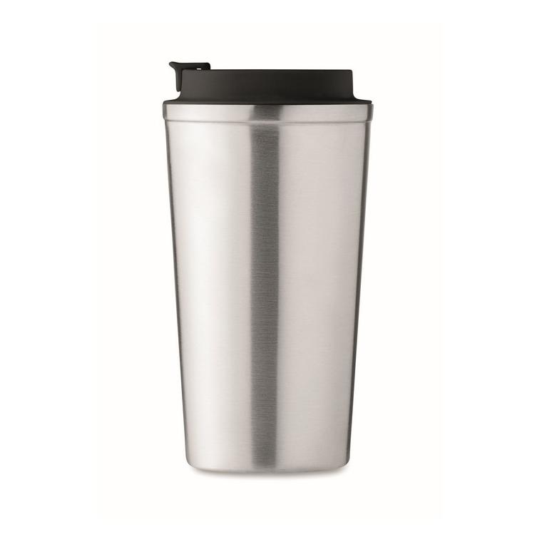 Pahar cu pereți dubli 510 ml BRACE + Argintiu mat