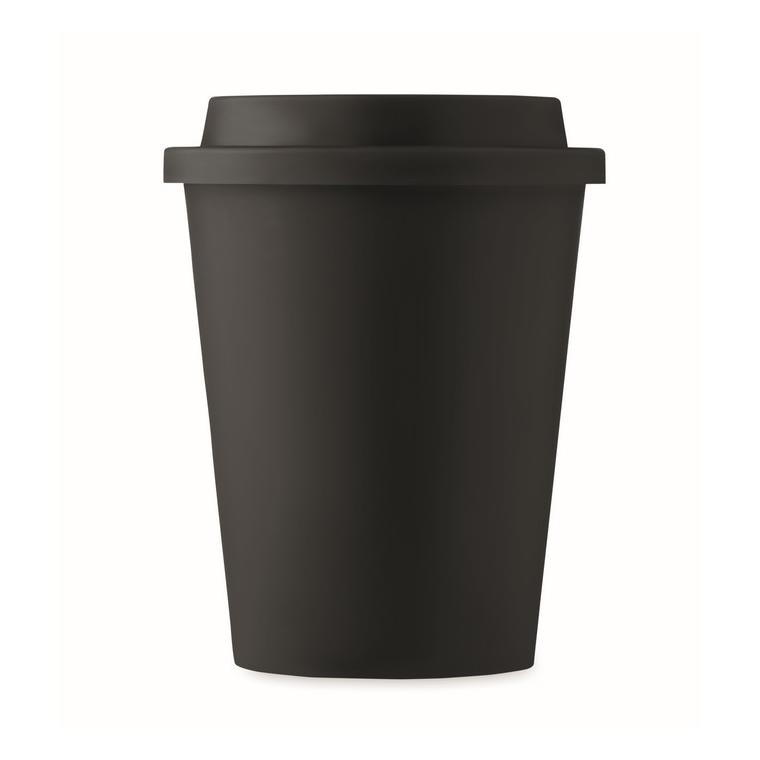 Pahar cu perete dublu PP 300 ml NOLA Negru