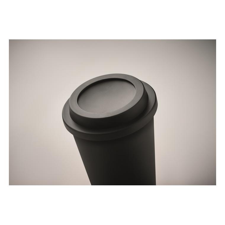 Pahar cu perete dublu PP 300 ml SORA Negru