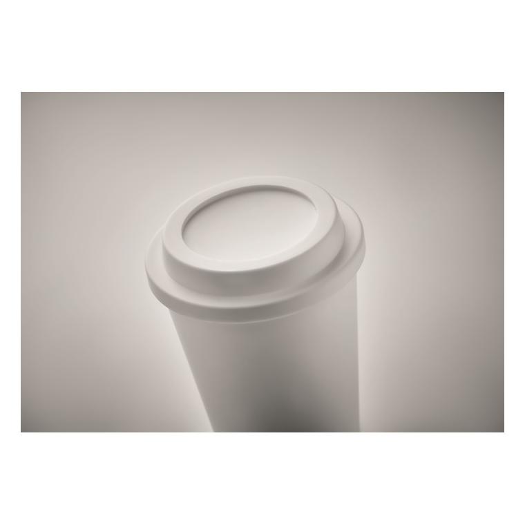 Pahar cu perete dublu PP 300 ml SORA Alb