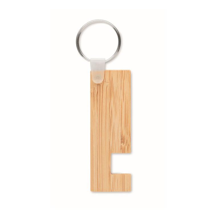 Suport din bambus și breloc GANKEY Natur