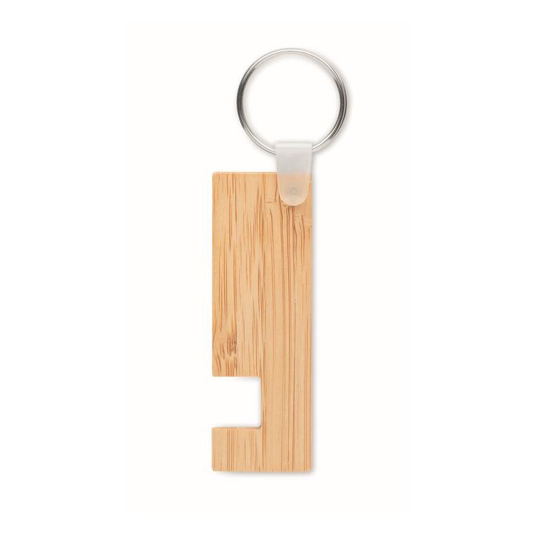 Suport din bambus și breloc GANKEY Natur