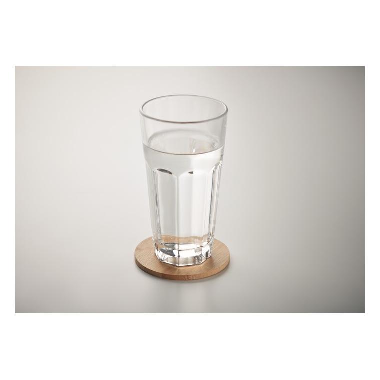 Suport de pahar rotund BAYIN Natur