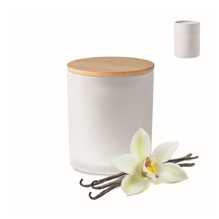 Lumânare ceară vegetală 120g KEOPS SMALL Alb