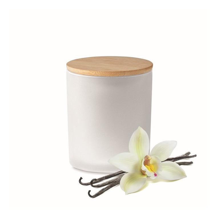 Lumânare ceară vegetală 120g KEOPS SMALL Alb