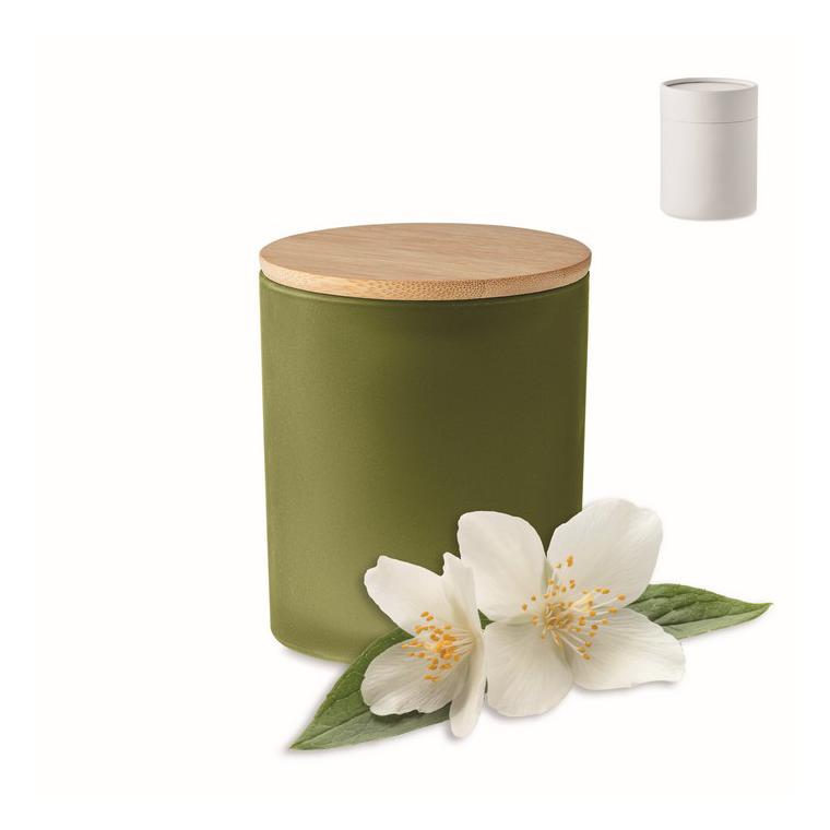 Lumânare ceară vegetală 120g KEOPS SMALL Verde