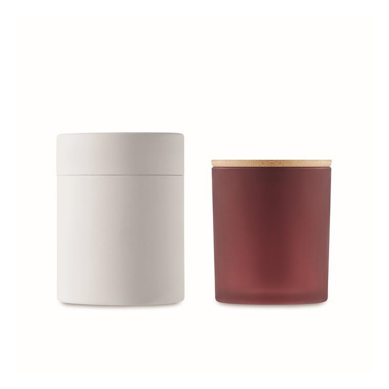 Lumânare ceară vegetală 200g KEOPS MEDIUM Vișiniu