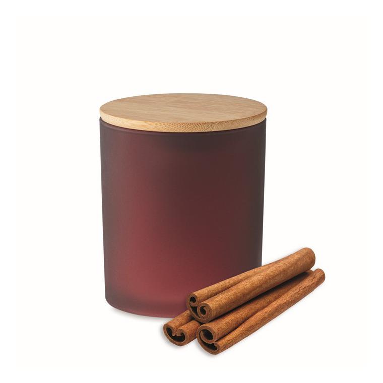 Lumânare ceară vegetală 200g KEOPS MEDIUM Vișiniu