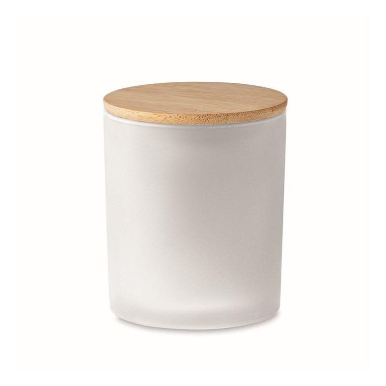 Lumânare ceară vegetală 200g KEOPS MEDIUM Alb