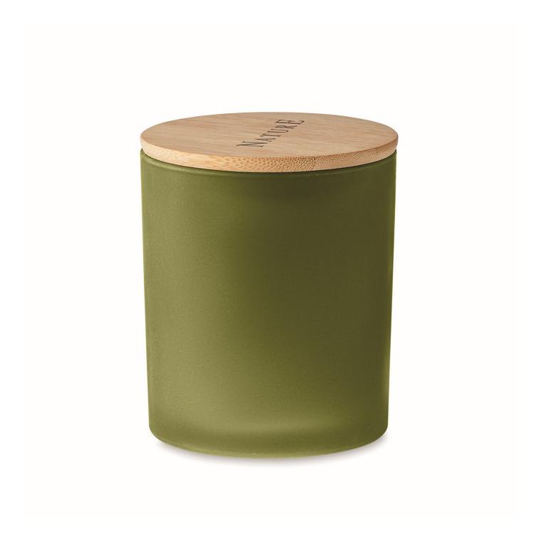 Lumânare ceară vegetală 200g KEOPS MEDIUM Verde