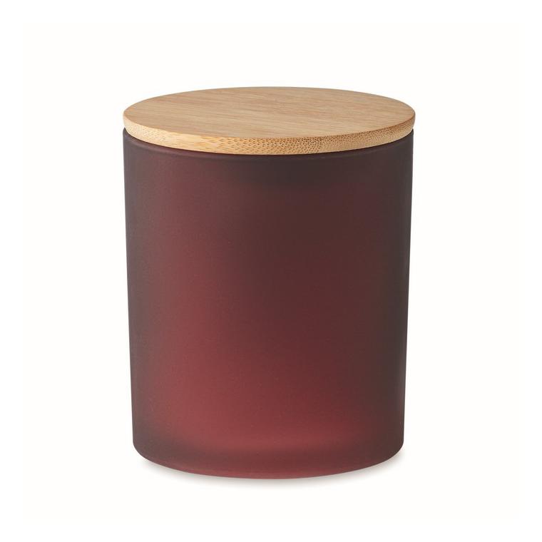 Lumânare ceară vegetală 280gr KEOPS LARGE Vișiniu