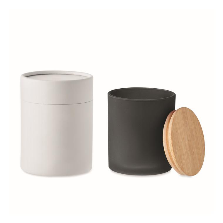 Lumânare ceară vegetală 280gr KEOPS LARGE Negru