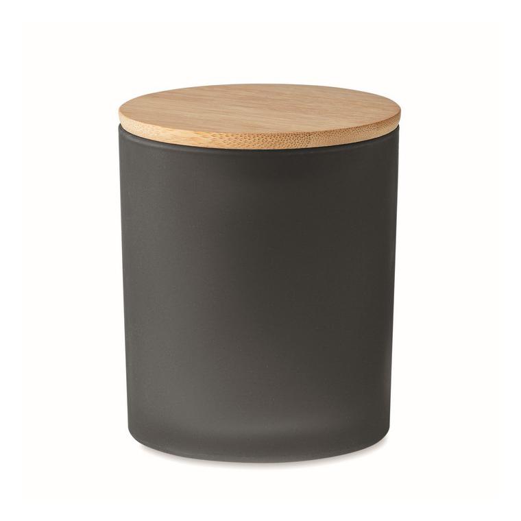 Lumânare ceară vegetală 280gr KEOPS LARGE Negru