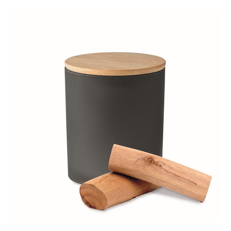 Lumânare ceară vegetală 280gr KEOPS LARGE Negru