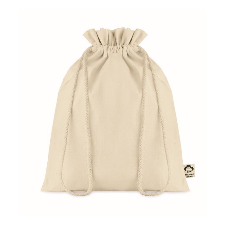 Pungă medie din bumbac organic AMBER MEDIUM Bej