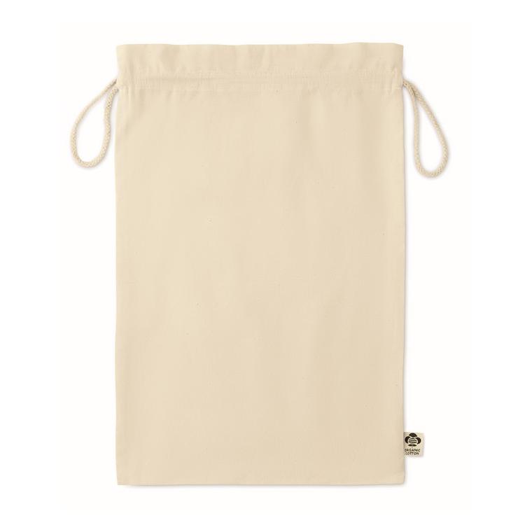 Pungă  mare din bumbac organic AMBER LARGE Bej